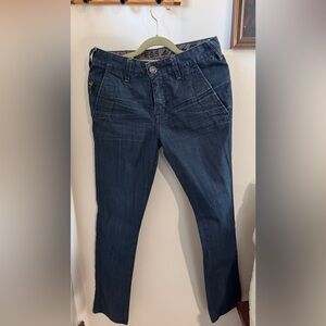 GUESS Dark Blue Straight-Leg Jeans